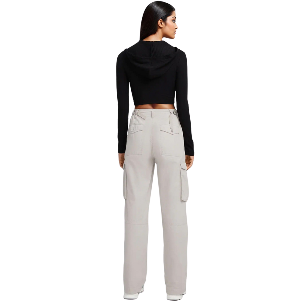 Pantalón cargo ajustable