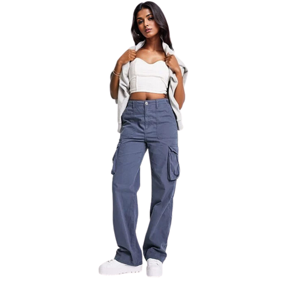 Pantalón cargo ajustable