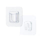 Double-sided adhesive hooks for a no-drill storage solution 